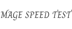 Mage Speed Test Logo
